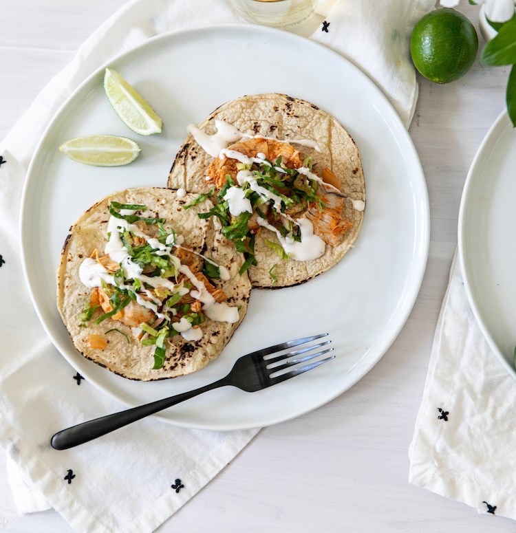 Picture of chicken tinga taco kit