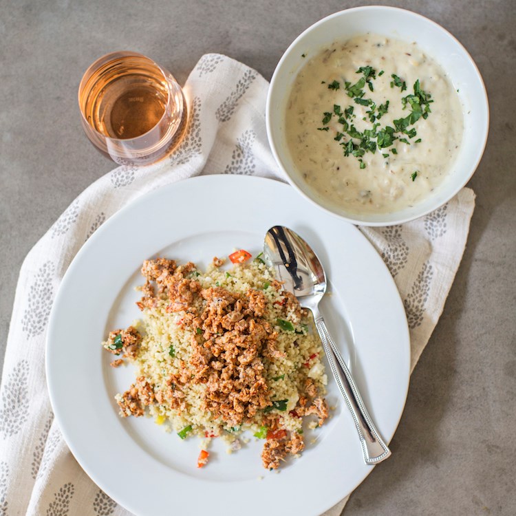 Picture of Farm to Ladle's Potato Leek Soup 