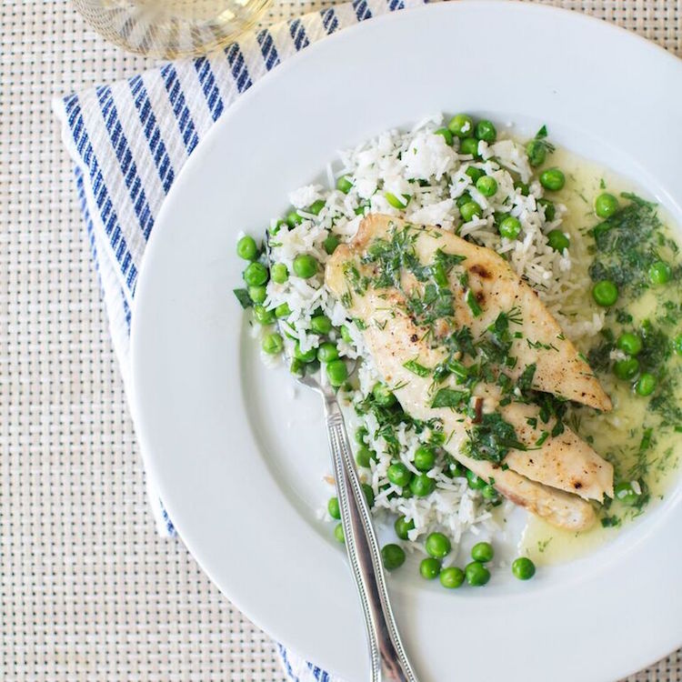 Picture of Dover Sole Aux Fines Herbs 