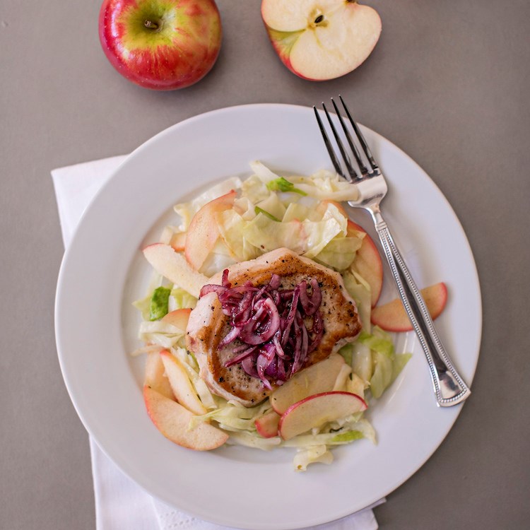 Picture of Bacon-Apple Pork Chops 