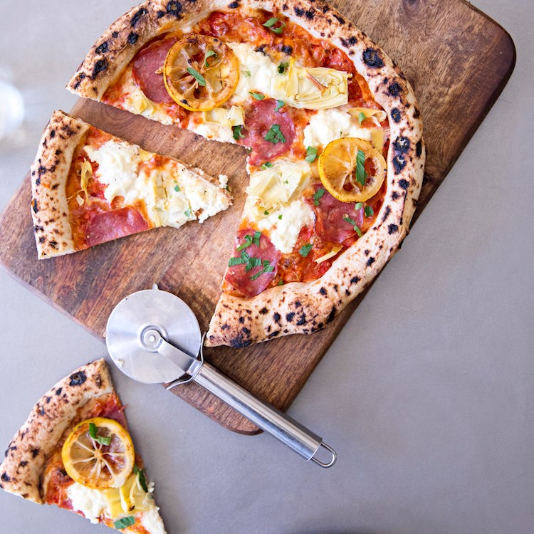 Picture of Salami & Sweet Pepper Pizza 