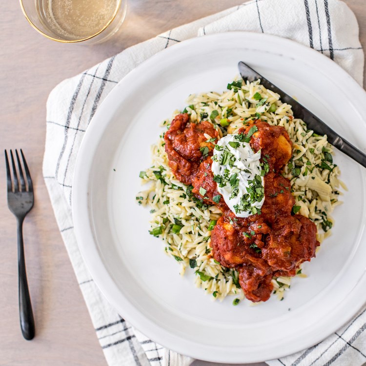 Picture of Harissa ChickenMeatballs 