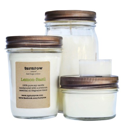 Picture of turnrow's lavender candle