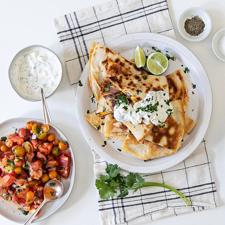 Picture of Corn & Black BeanQuesadillas 