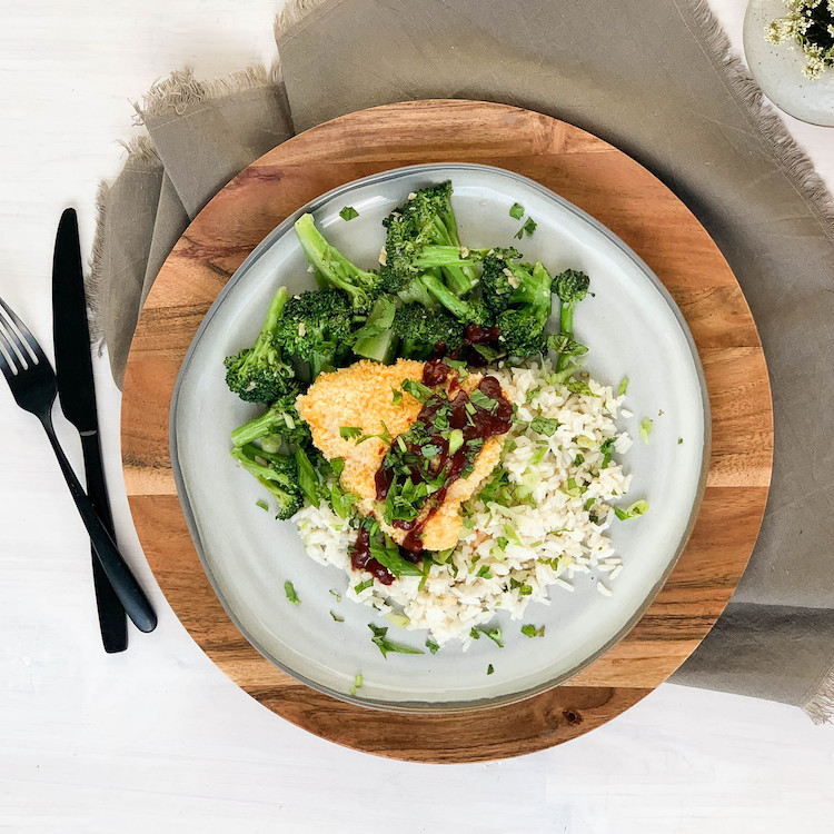 Picture of Oven-FriedChicken Katsu 